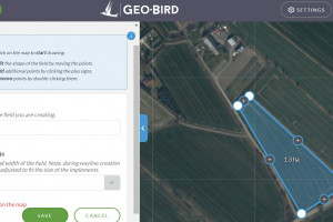 Bezpłatne narzędzie AGCO do planowania przejazdów Geo-Bird