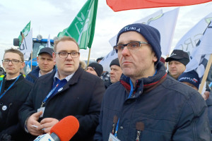 Strajk rolników z Agrounii w Osieku