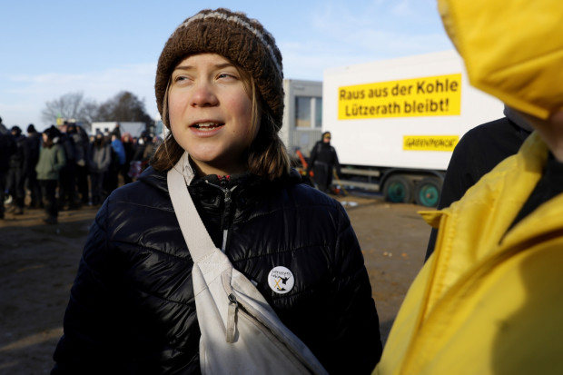Policja aresztowała Gretę Thunberg podczas protestu aktywistów klimatycznych w Luetzerath