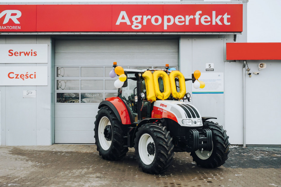 Setnym Steyrem sprzedanym przez AgroPerfekt był model 4110 Multi, fot. mat. prasowe