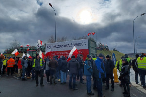 Protest rolników w Hrebennem. Zablokowane przejście graniczne
