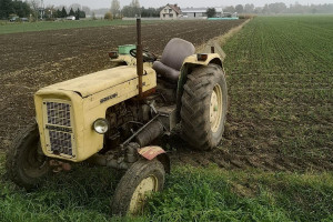 Skradziony traktor odnaleziony. Pomogło ogłoszenie na Facebooku