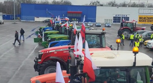 Ponad 100 traktorów na ulicach Szczecina. Startuje 30-dniowy protest rolników