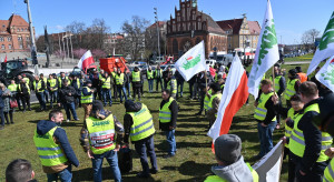Protest w Szczecinie. Rolnicy na tydzień zawieszają blokadę ulic