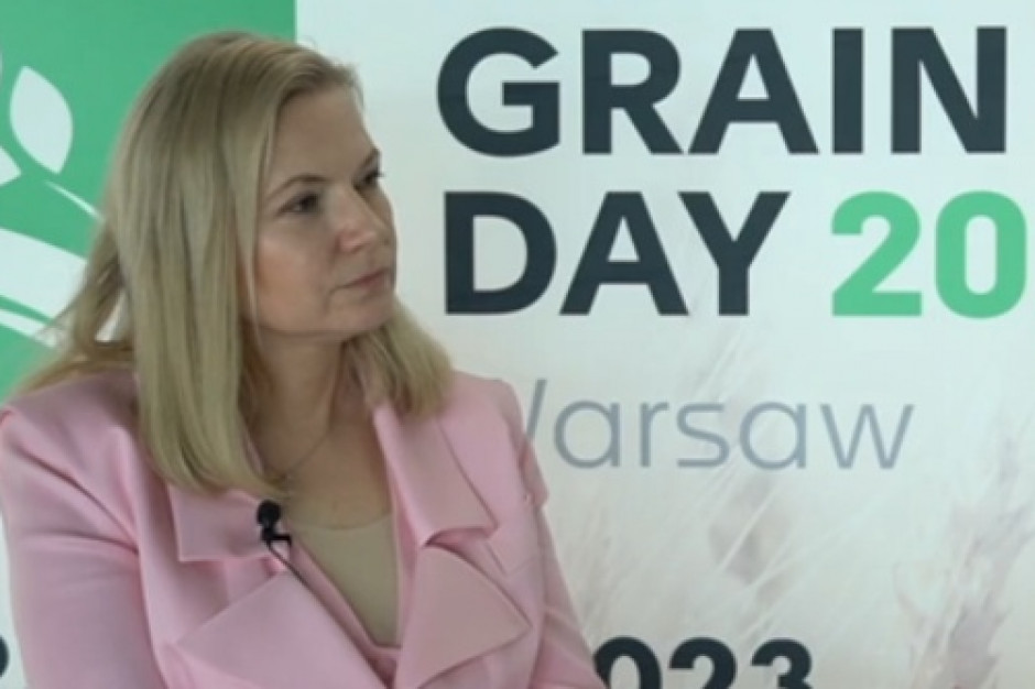 Monika Piątkowska, prezes Izby Zbożowo-Paszowej podczas Polish Grain Day, fot. farmer.pl