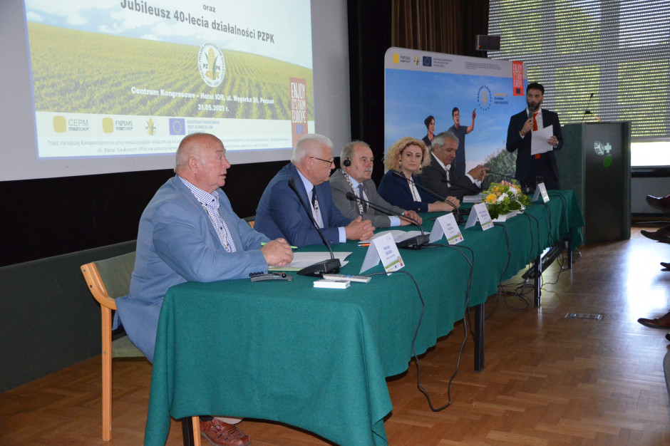 Dysksja podczas Europejskiej Konferencji "Kukurydza rośliną przyszłości" pt. Produkcja kukurydzy w Europie w warunkach rosnącej konkurencji, fot. M. Tyszka