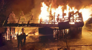 Tragiczny pożar w gospodarstwie pod Żninem. W płonącej stodole zginęła kobieta
