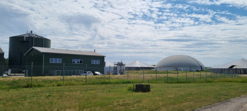 Biogazownia zlokalizowana na farmie Wrams Gunnarstorp Gods fot.KM