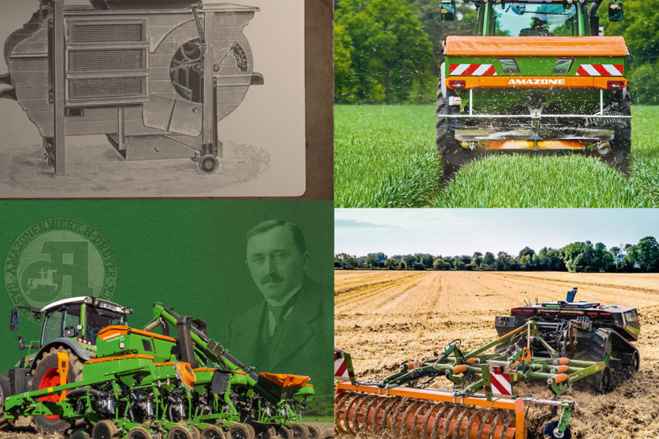 Kiedy 1 maja 1883 roku Heinrich Dreyer założył w Gaste koło Osnabrück firmę pod nazwą „Fabryka maszyn i narzędzi rolniczych H. Dreyer”, nie mógł przypuszczać, że pewnego dnia Amazone stanie się jednym z wiodących na świecie producentów maszyn rolniczych. fot. AdK