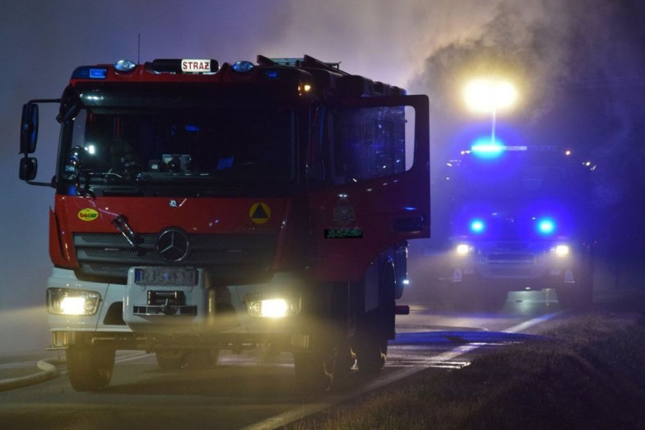 Strażacy walcza ze skutkami ulewnych opadów i wichur, Foto: Straż Pożarna