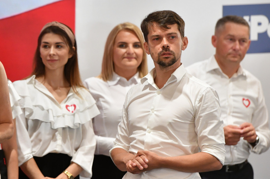 Michał Kołodziejczak wystartuje w wyborach z list PO, fot. PAP/Radek Pietruszka