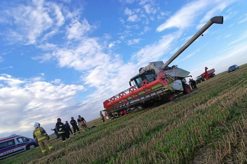 Strażacy gasili pożar i ratowali życie rolnika w wielkopolskim gospodarstwie, Foto: OSP Radlin