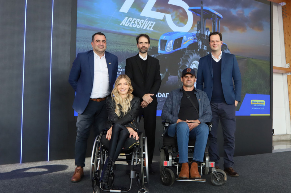 W opracowaniu modelu TL5 „Acessível” uczestniczył także klient New Holland, który porusza się na wózku inwalidzkim, fot. mat. prasowe CNH