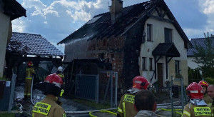 Pożar w Sośnicowicach pod Gliwicami. Płonęły trzy domy