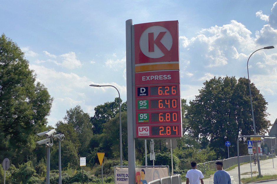 Ceny ON na stacjach paliw znacząco spadły; 12.09.2023, fot.kh