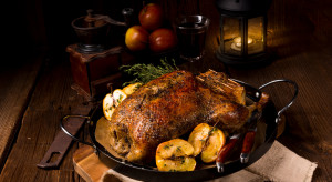 Gänserezept aus dem ersten polnischen Kochbuch. Siehe Rezept von 1682.