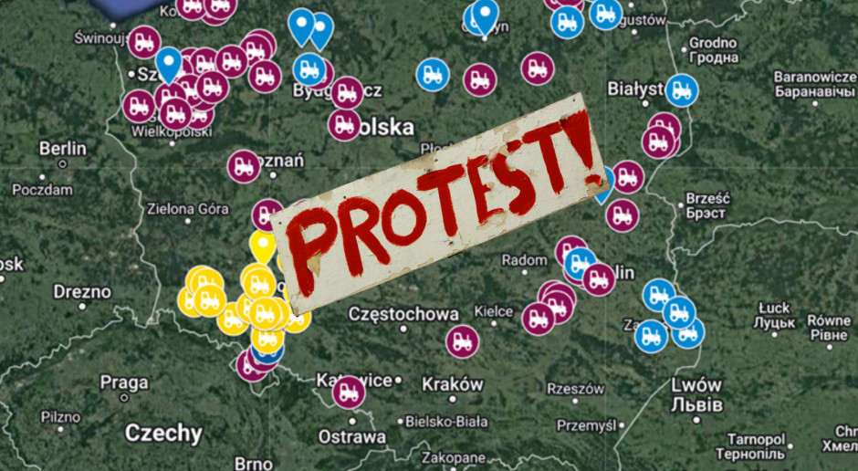 Protest Rolników Sprawdź Aktualną Mapę Strajków 8459