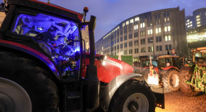 Manure and burning barricades on the streets of Brussels.  Farmers threw eggs at MEPs