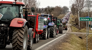 Farmers' protest in Warsaw without tractors!  The organizers did not obtain permission to enter