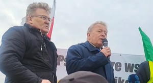 Commissioner Wojciechowski came to the protesting farmers