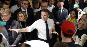 It's also hot in France.  Macron debated with farmers and wants to calm down public sentiment