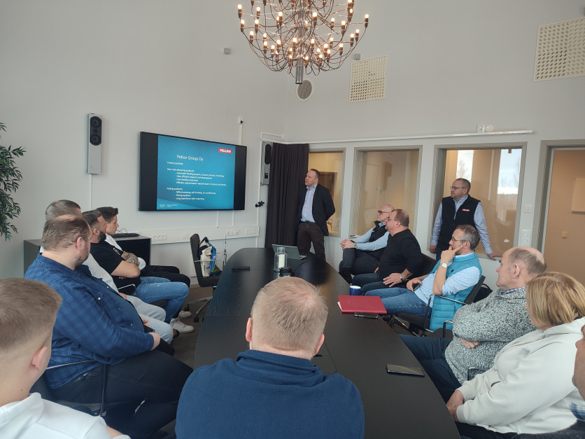 Ydre-Grinden factory - the Swedish branch of Pellona.  Sales director of Pellon Group Oy - Magnus Rex told us about the history of the company, photo: Farmer