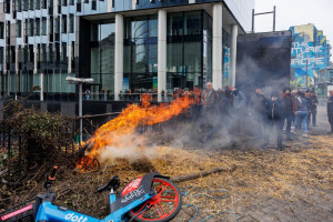 Belgia: Ostra krytyka rolników po wczorajszym proteście w Brukseli. Władze szukają winnych