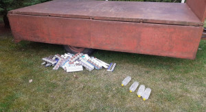 Lubelskie: Contraband cigarettes and alcohol hidden in agricultural machinery