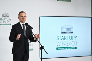Prezydent Andrzej Duda spotkał się z twórcami rolniczych startupów