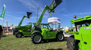 Najbardziej uniwersalna ładowarka od Merlo. Udźwig maksymalny - 3,5 tony