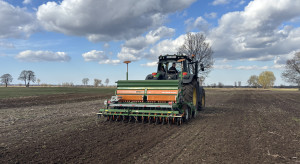 Sucho, chłodno, wietrznie. Warunki są trudne dla roślin i rolników