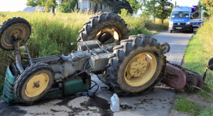 Tragedia w Małopolsce. Ciągnik przygniótł 64-letniego mężczyznę