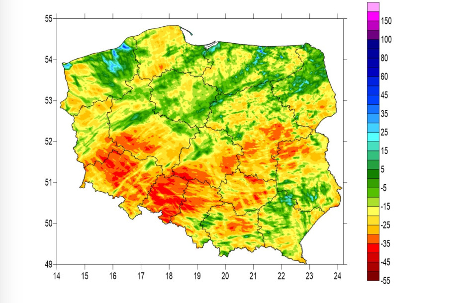 KBW. Ostatnia dekada lipca 2026. Źródło: IMGW.jpg Fot. Materiały prasowe / IMGW
