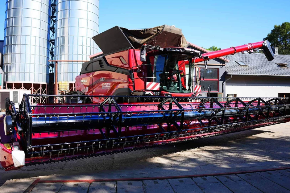 Pierwszy w Polsce kombajn Case IH AF10 trafił na Zamojszczyznę