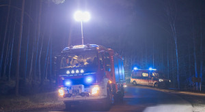 Pożar wybuchł w środku nocy. Policja nie wyklucza podpalenia