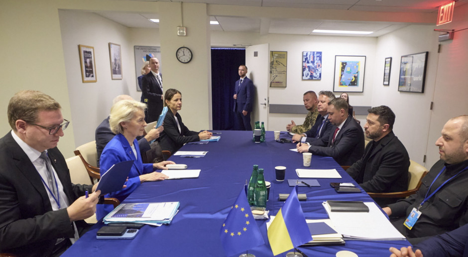 UE uzależnia kolejne transze pomocy od reform Ukrainy po napiętej rozmowie w Nowym Jorku